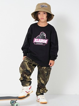 X-girl STAGES・XLARGE KIDSさん（キッズ・109cm）の秋コーディネート