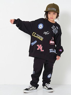 X-girl STAGES・XLARGE KIDSさん（キッズ・109cm）の秋コーディネート