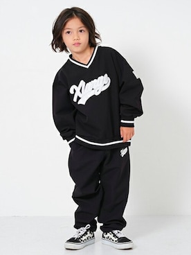 X-girl STAGES・XLARGE KIDSさん（キッズ・109cm）の秋コーディネート