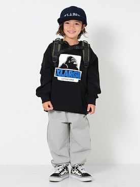 X-girl STAGES・XLARGE KIDSさん（キッズ・109cm）の秋コーディネート