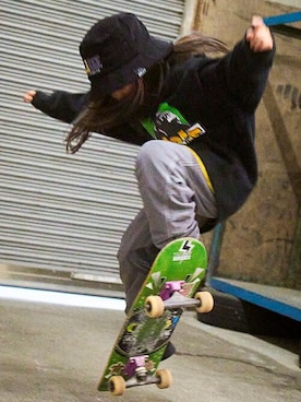 X-girl STAGES・XLARGE KIDSさん（キッズ・108cm）の冬コーディネート