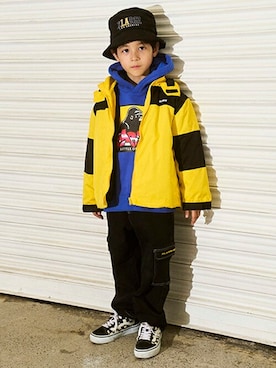 X-girl STAGES・XLARGE KIDSさん（キッズ・118cm）の秋コーディネート