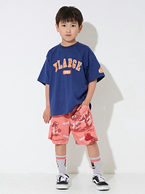 ロゴ&ナンバリング半袖Tシャツ