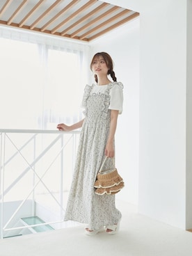 「スポサン」｜マジェスティックレゴン池袋サンシャインシティ店スタッフさん（レディース・155cm）の夏コーディネート