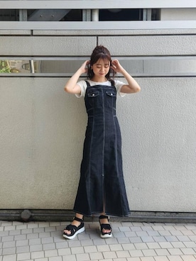 マジェスティックレゴン池袋サンシャインシティ店スタッフさん（レディース・155cm）の夏コーディネート