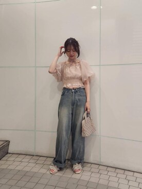 マジェスティックレゴン池袋サンシャインシティ店スタッフさん（レディース・155cm）の夏コーディネート