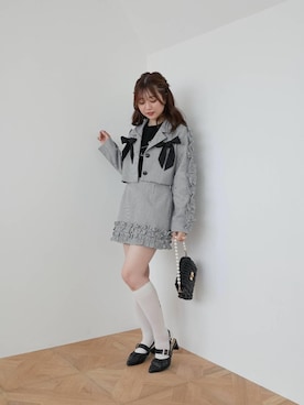 「参戦服」｜「アイテム（その他アウター）」を使った、マジェスティックレゴン池袋サンシャインシティ店スタッフさん（レディース・155cm）の夏コーディネート