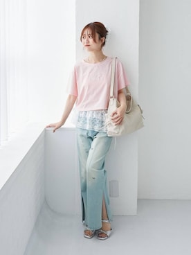 「参戦服」｜マジェスティックレゴン池袋サンシャインシティ店スタッフさん（レディース・155cm）の夏コーディネート