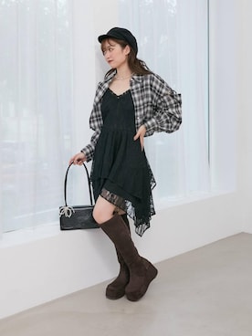 マジェスティックレゴン池袋サンシャインシティ店スタッフさん(レディース・155cm)の夏コーディネート