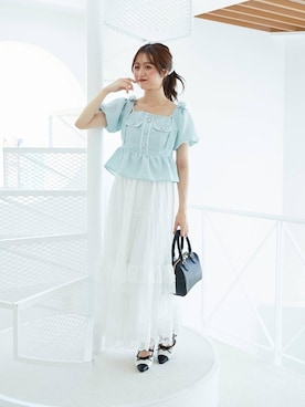 マジェスティックレゴン池袋サンシャインシティ店スタッフさん（レディース・155cm）の夏コーディネート