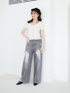 「アイテム（その他シューズ）」を使った、マジェスティックレゴン池袋サンシャインシティ店スタッフさん（レディース・155cm）の夏コーディネート