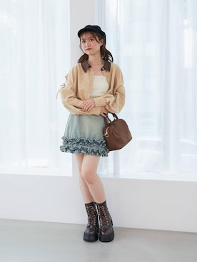 マジェスティックレゴン池袋サンシャインシティ店スタッフさん（レディース・155cm）の秋コーディネート