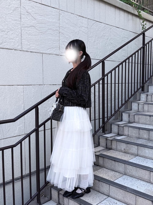 セール】ツイードフリンジジャケット（その他アウター）｜MAJESTIC