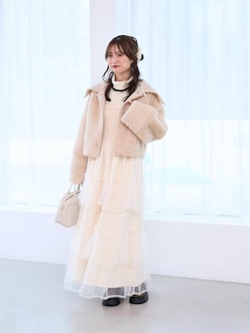 「MAJESTIC LEGON（マジェスティックレゴン）のアイテム」を使った、マジェスティックレゴン池袋サンシャインシティ店スタッフさん（レディース・155cm）の秋コーディネート