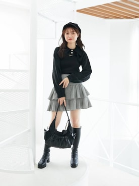 マジェスティックレゴン池袋サンシャインシティ店スタッフさん（レディース・155cm）の秋コーディネート