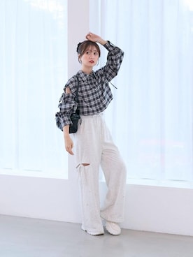 マジェスティックレゴン池袋サンシャインシティ店スタッフさん（レディース・155cm）の秋コーディネート