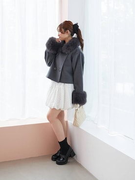 「MAJESTIC LEGON（マジェスティックレゴン）のアイテム」を使った、マジェスティックレゴン池袋サンシャインシティ店スタッフさん（レディース・155cm）の秋コーディネート