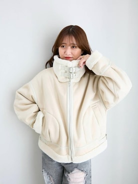 「MAJESTIC LEGON（マジェスティックレゴン）のアイテム」を使った、マジェスティックレゴン池袋サンシャインシティ店スタッフさん（レディース・155cm）の秋コーディネート