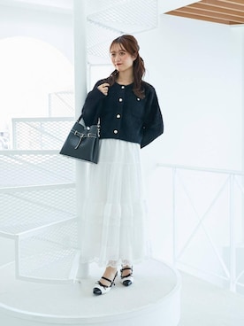 「アイテム（その他シューズ）」を使った、マジェスティックレゴン池袋サンシャインシティ店スタッフさん（レディース・155cm）の秋コーディネート