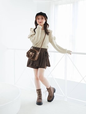 マジェスティックレゴン池袋サンシャインシティ店スタッフさん（レディース・155cm）の冬コーディネート