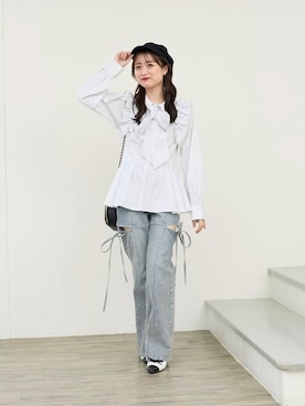 マジェスティックレゴン池袋サンシャインシティ店スタッフさん（レディース・155cm）の冬コーディネート