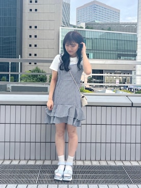 マジェスティックレゴン名古屋近鉄店スタッフさん（レディース・155cm）の夏コーディネート