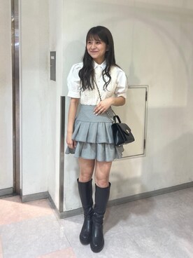 マジェスティックレゴン名古屋近鉄店スタッフさん(レディース・155cm)の夏コーディネート