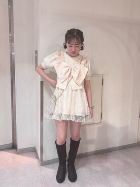 マジェスティックレゴン名古屋近鉄店スタッフさん（レディース・156cm）の秋コーディネート