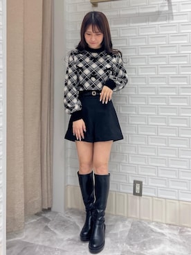 マジェスティックレゴン名古屋近鉄店スタッフさん（レディース・155cm）の秋コーディネート