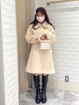 マジェスティックレゴン名古屋近鉄店スタッフさん(レディース・155cm)の冬コーディネート