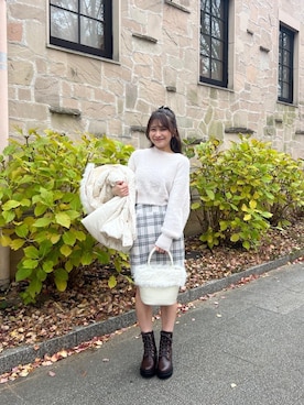 マジェスティックレゴン名古屋近鉄店スタッフさん(レディース・155cm)の冬コーディネート
