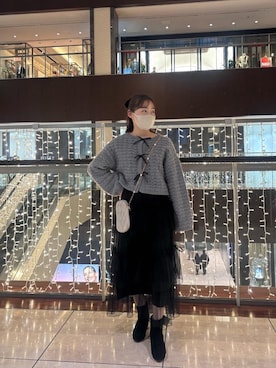 マジェスティックレゴン名古屋近鉄店スタッフさん（レディース・156cm）の冬コーディネート