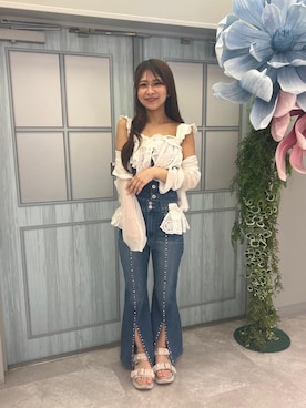 マジェスティックレゴン名古屋近鉄店スタッフさん(レディース・155cm)の夏コーディネート