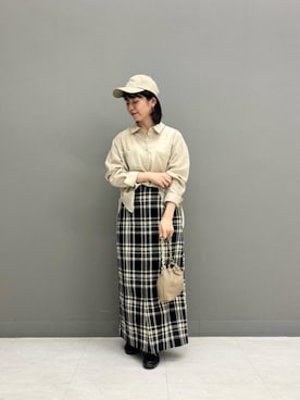 「雨」｜horiさん（レディース・153cm）の春コーディネート