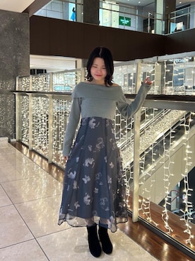 Rinaさん(レディース・150cm)の冬コーディネート