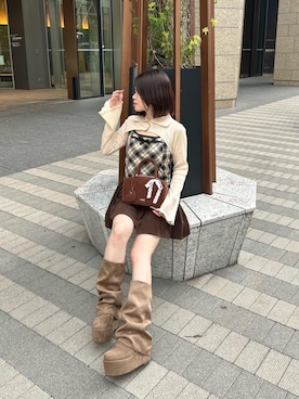 Rinaさん（レディース・150cm）の秋コーディネート