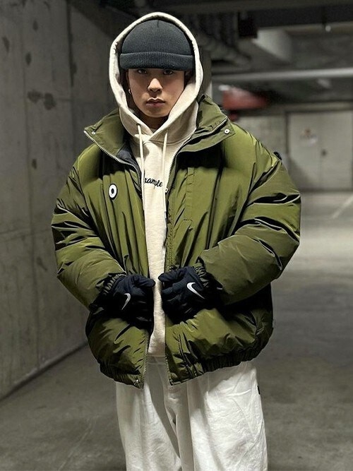 Down Jacket あああああ様 EXAMPLE（エグザンプル）の「EXAMPLE NYLON DOWN JACKET（ダウン