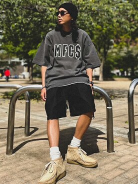 「ショーツ」｜MFC STORE 大阪さん（メンズ・165cm）の春コーディネート