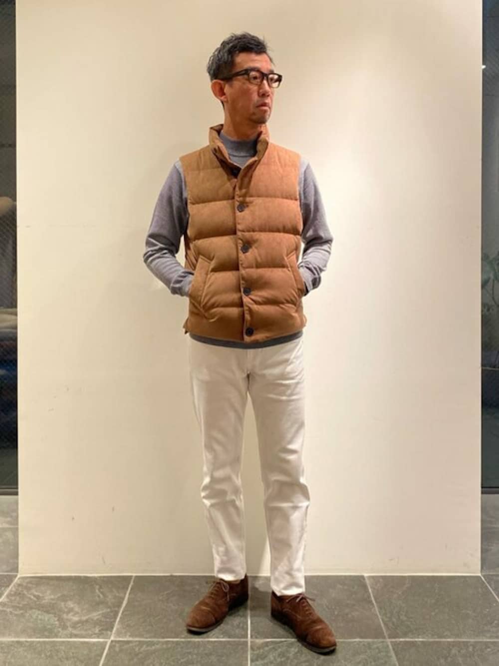 マッキントッシュロンドン　ウルトラスエードダウンベスト MACKINTOSH LONDON（マッキントッシュ ロンドン）の「ウルトラスエード