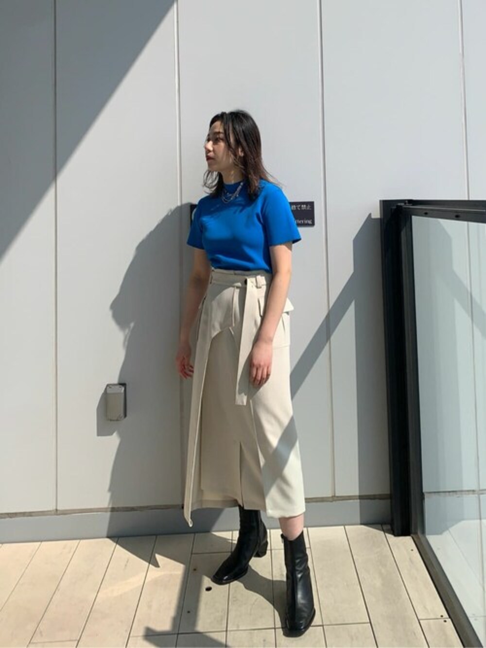 アークラインデザインスカート UNITED TOKYO（ユナイテッドトウキョウ）の「アークラインデザイン