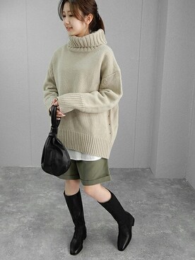 miniaさん（レディース・160cm）の冬コーディネート