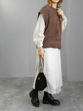 miniaさん(レディース・160cm)の冬コーディネート