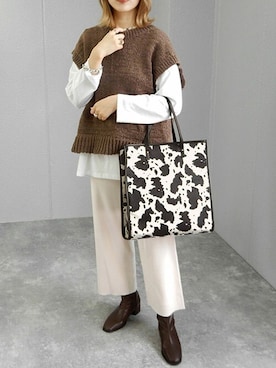 miniaさん（レディース・160cm）の冬コーディネート