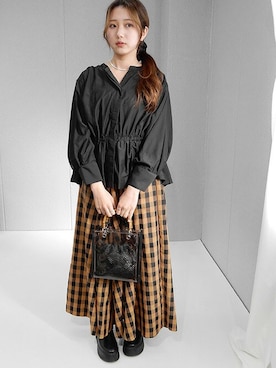 miniaさん（レディース・160cm）の春コーディネート