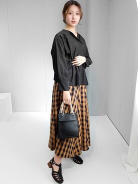 miniaさん（レディース・160cm）の春コーディネート