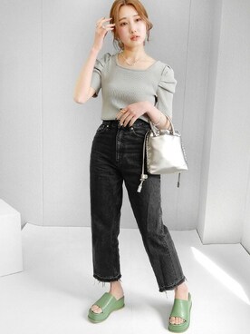 miniaさん（レディース・160cm）の春コーディネート