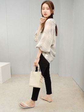 miniaさん（レディース・160cm）の春コーディネート