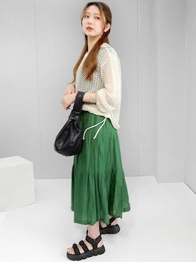 miniaさん（レディース・160cm）の春コーディネート