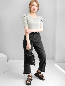 miniaさん（レディース・160cm）の春コーディネート