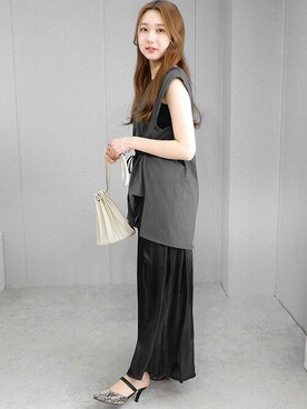 miniaさん（レディース・160cm）の夏コーディネート